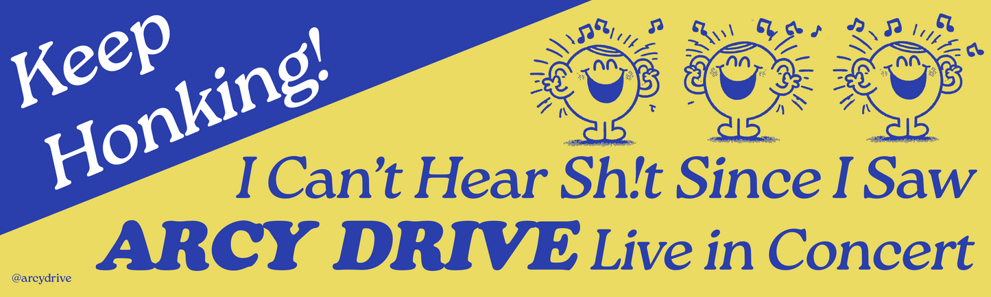 Arcy Drive Bumper Sticker Pack